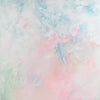 This light and airy sky painting on canvas is inspired by summer sunsets and pastel dreams.  A modern painting perfect for the bedroom design or nursery. 