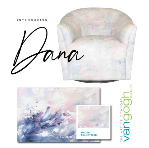 Dana Mooney Art x Vangogh Designs "Mooney Brushstroke" Fabric